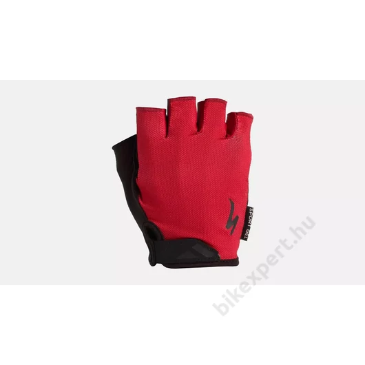 Specialized Női Body Geometry Sport Gel Rövidujjas Kesztyű, Méret: L, Szín: Vivid Red