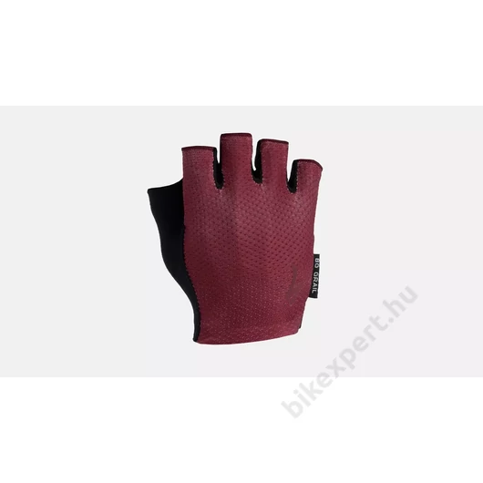 Specialized Női Body Geometry Grail Rövidujjú Kesztyű, Szín: Garnet Red, Méret: M