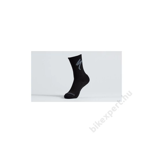 Specialized Merino Midweight Logo Magasszárú Zokni Szín: Black Méret: M