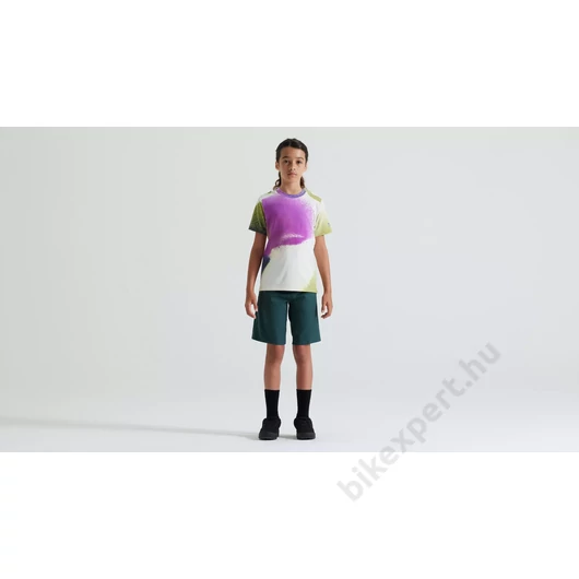 Specialized Youth Short Sleeve Trail Jersey, Szín: Birch White/Multi Spindrift, Méret: S