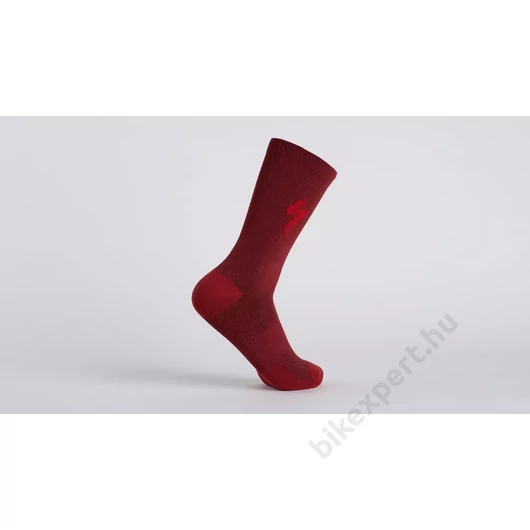 Specialized Knit hosszú Zokni, Méret: S, Szín: Garnet Red