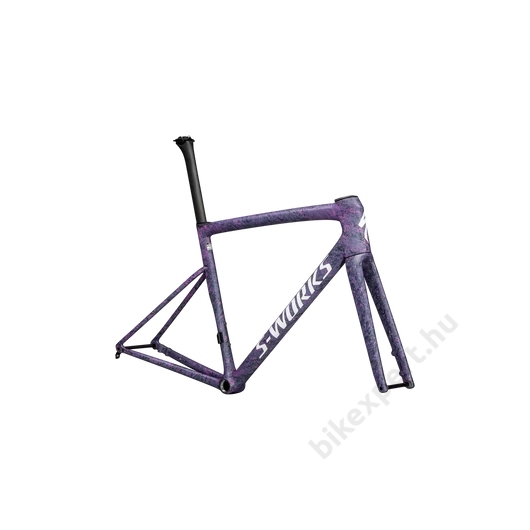 S-Works Tarmac SL8 Frameset Méret: 54 Szín: Satin Carbon / Rebel Pink + Deep Lake Metallic Blurred Impasto / Gloss White