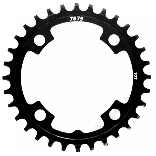 SUNRACE CRMX04 Narrow Wide 4 Furatos Szimmetrikus 104 BCD Fekete 34t Lánctányér