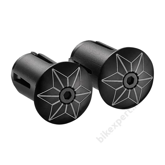 SUPACAZ Star Plugz Kormányvég Dugó Black Anodized