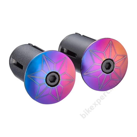 SUPACAZ Star Plugz Kormányvég Dugó Anodized Oil Slick