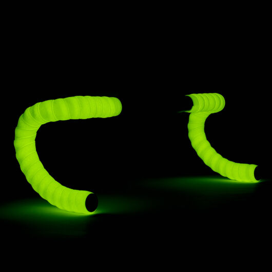 SUPACAZ Kormánybetekerő Bandázs Midnite Glow (Glow in the dark)/Neon Green Dugók