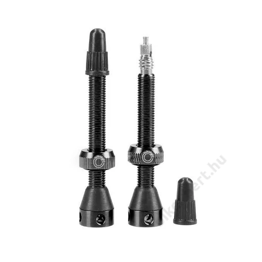 TUBOLIGHT Réz Tubeless Szelep Fekete 2db