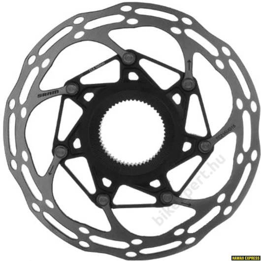 SRAM Féktárcsa Centerline 2P CenterLock 140mm Fekete Rounded