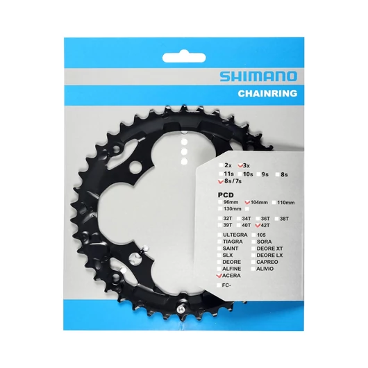 Shimano Acera Lánckerék 42 Fogas FCM361 Fekete