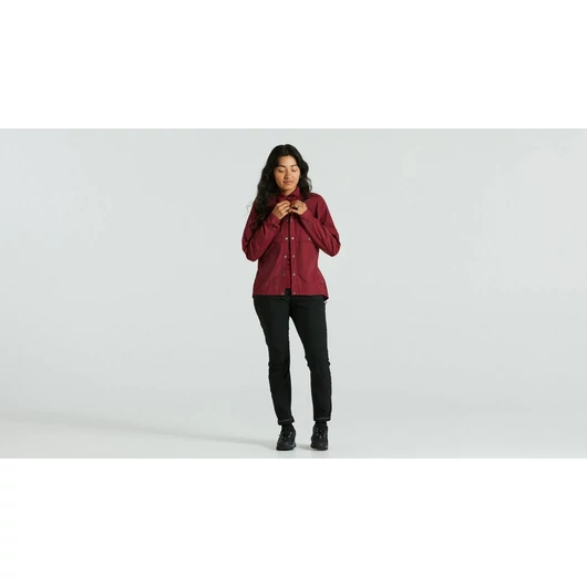 Specialized/Fjällräven Rider's Wind Jacket- Női széldzseki Szín: Gránátalma Piros Méret: XL