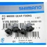 Kép 2/2 - SHIMANO Csavar Lánctányérhoz M8x9mm 4db/csomag Fekete Alu